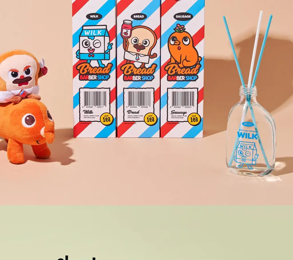 [한정수량/인테리어] 무무네 x 브레드이발소 디퓨저 소시지(허브&생화향) 200ml 상세페이지 23